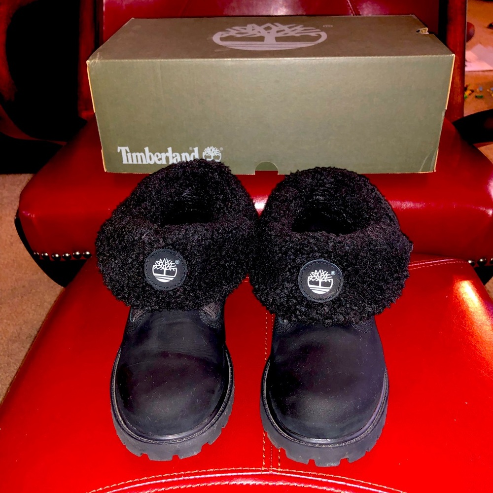 Black Nubuck Timberland Boots